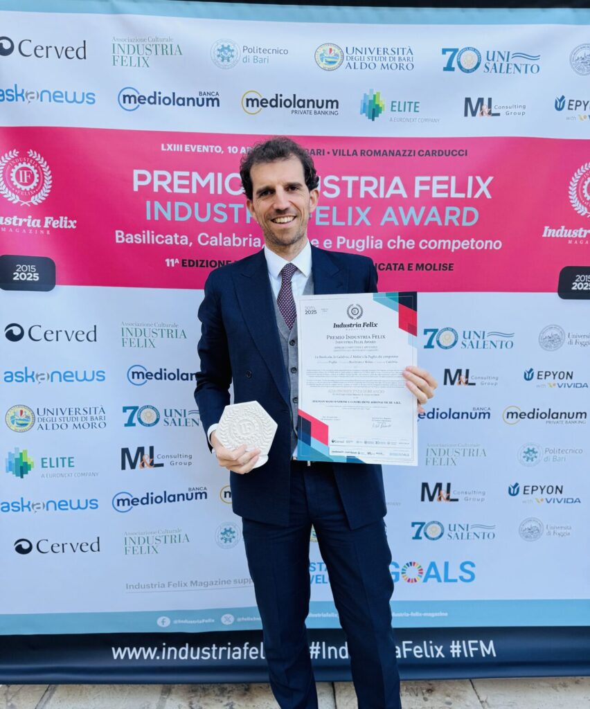 Alta Onorificienza di Bilancio industria Felix - Michele Frisoli