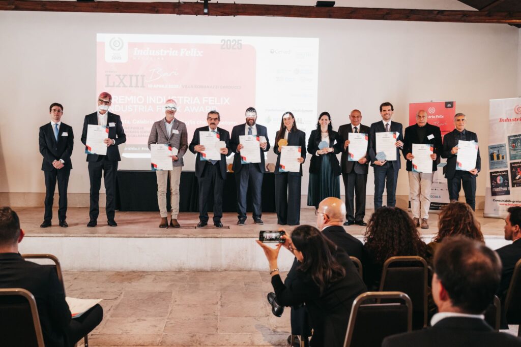 Alta Onorificenza di Bilancio Industria Felix 2025 - Manta Group Tmc e Avioman