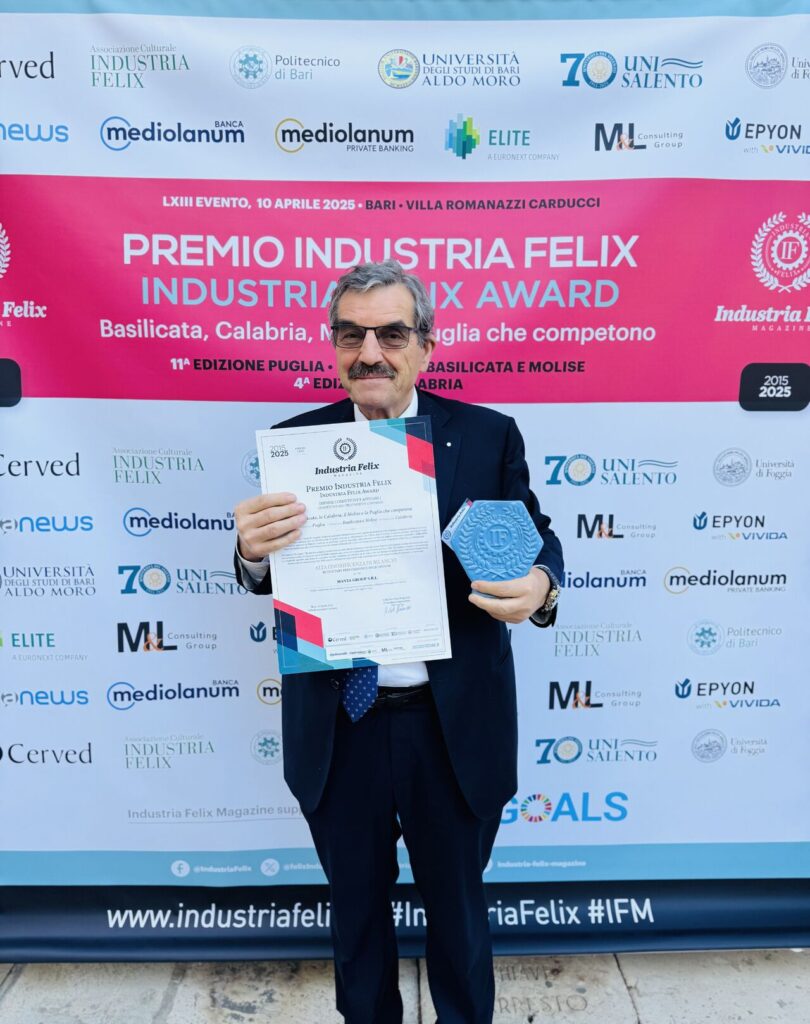 Alta Onorificenza di Bilancio Industria Felix 2025 - MantaGroup