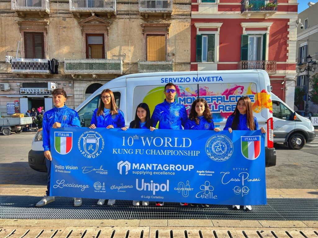 Manta Group sostiene la squadra italiana impegnata al 10° World Kung Fu Championship in Cina