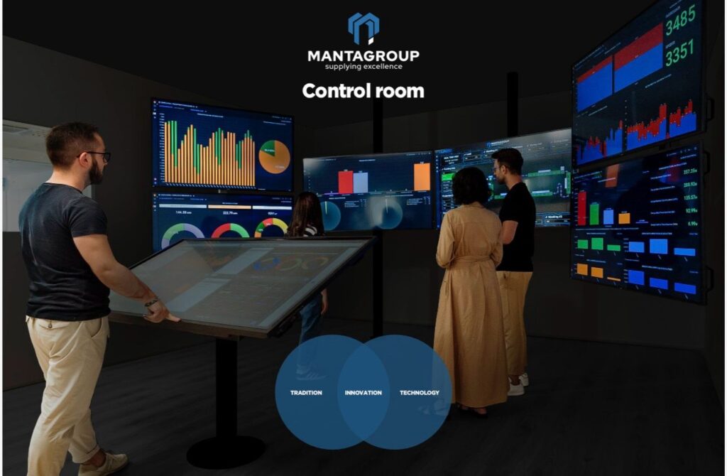 La nuova control room di Manta Group